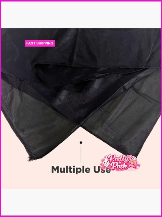 Satin Head Scarf 30x30, Silk Hair Wrap for Sleeping, Headband - Picture 5 of 7